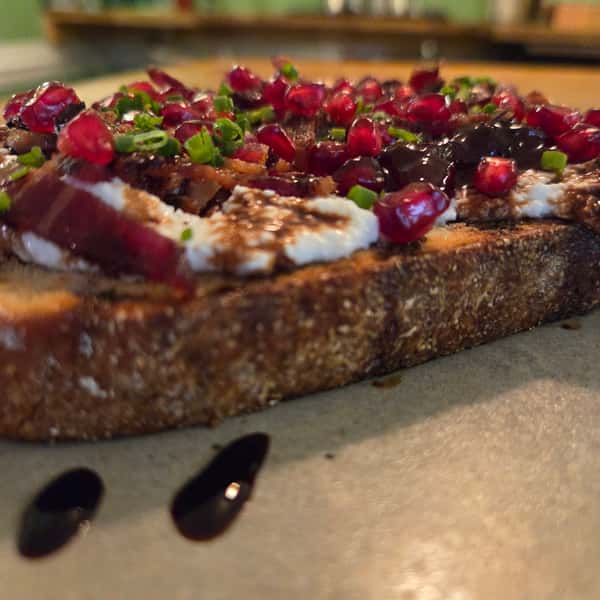Jam & Bacon Toast