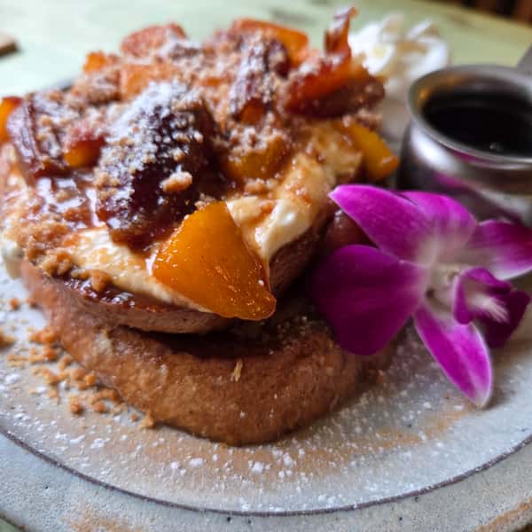 Peach & Date French Toast
