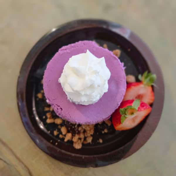 Purple Sweet Potato Cheesecake