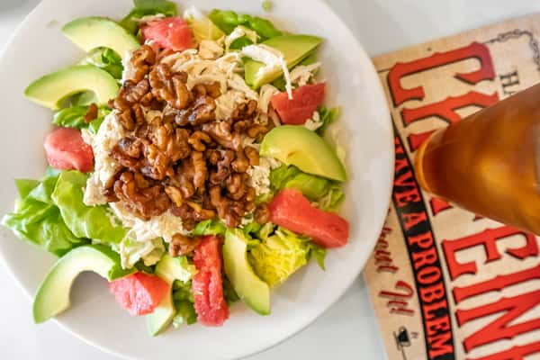 Grapefruit, Chicken and Avocado Salad