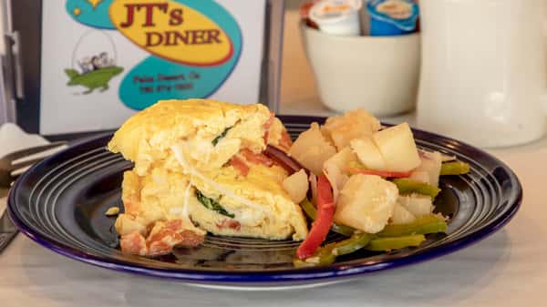 Tomato Basil Omelette