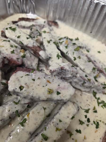 Ribeye Steak With Creme Sauce