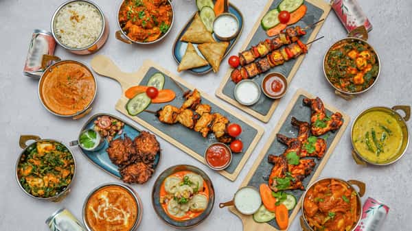 Group of food hero shot