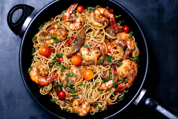 Shrimp Mediterranean - Pasta "Penne"