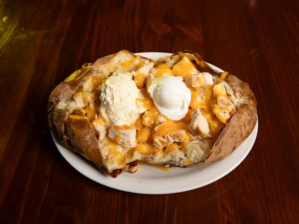 Grilled Chicken Baked Potato