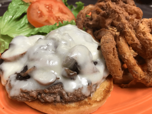 Mushroom Swiss Burger