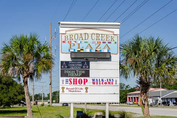 Located in Broad Creek Plaza near nine mile road on NC Highway 24, Newport.