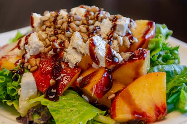 Peach and Feta Salad - seasonal