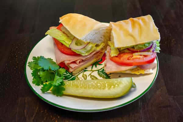 Ham and cheese sandwich