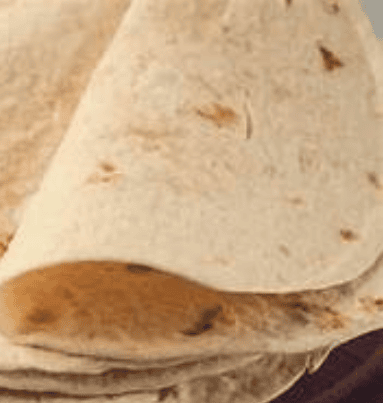 1 tortilla on side
