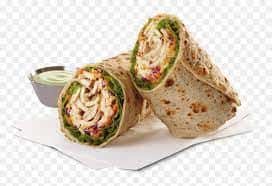 Grilled or Crispy Chicken Wrap with French Fries
