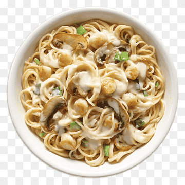 Fettuccine Alfredo w/ Mushroom