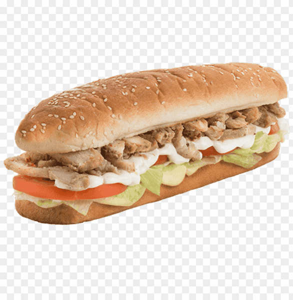 Chicken Club Sub with French Fries