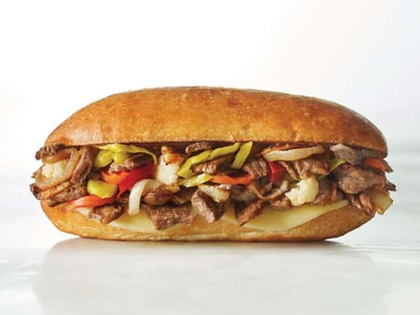 Italian Chicken Philly Sub with French Fries