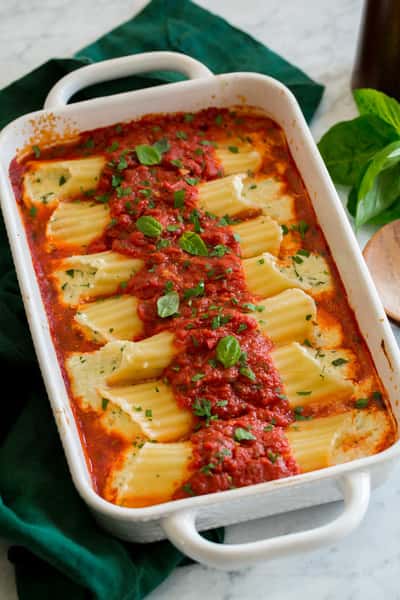 Manicotti w/ Spinach