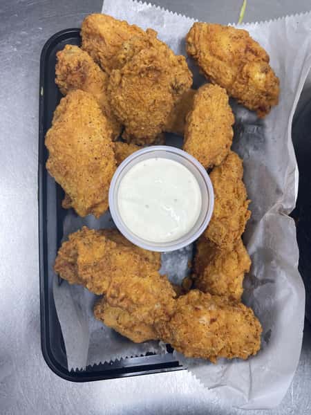 10pc Wing and Rice