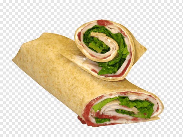 Grilled Ham & Cheese Wrap with French Fries