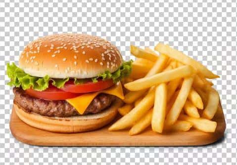Cheeseburger W/ Fries