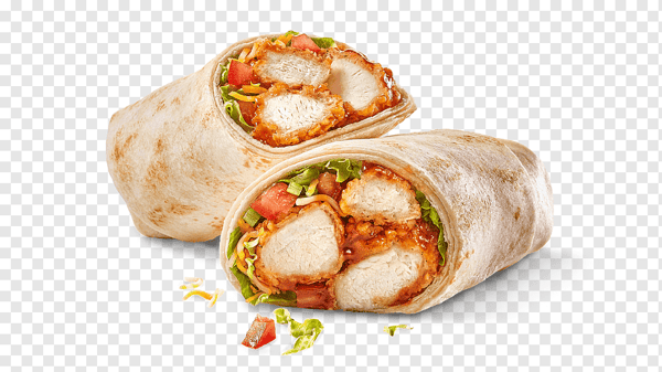 Buffalo Wrap with French Fries