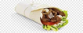Steak Wrap with French Fries