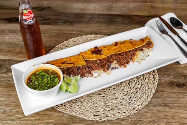 Machete Birria With Consomme