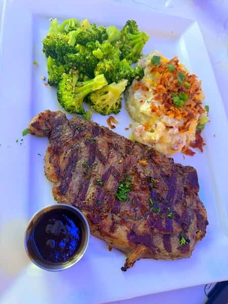 10 Oz Ribeye Steak Breakfast