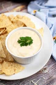 Chips with Queso and Salsa