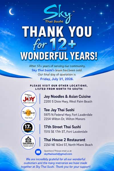 Thank You for 12+ Wonderful Years!