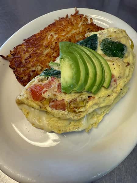Omelets and Hash Brown