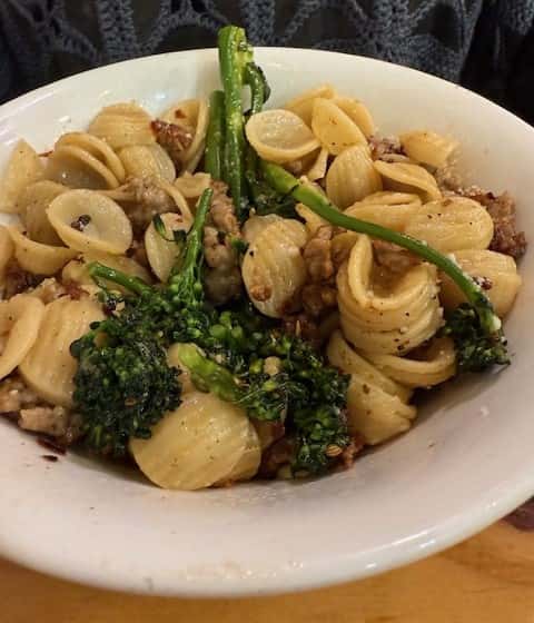 Pasta and Sausage