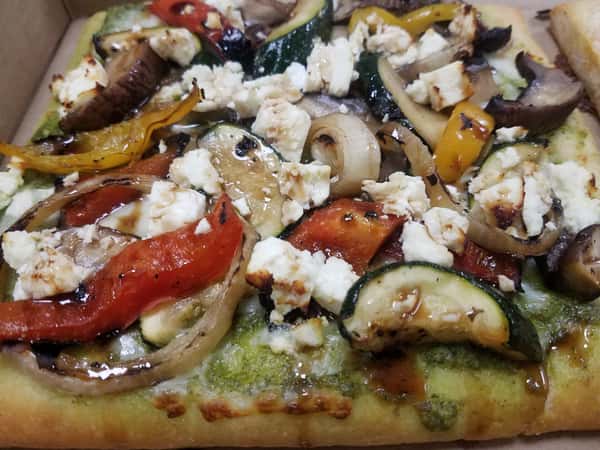 Grilled Vegetable Flatbread Pizza