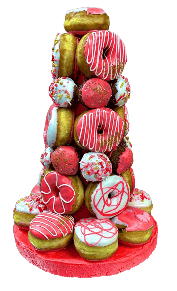 Small Donut Tower 8''