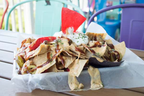 Island Shrimp Nachos