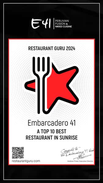Top 10 restaurant award