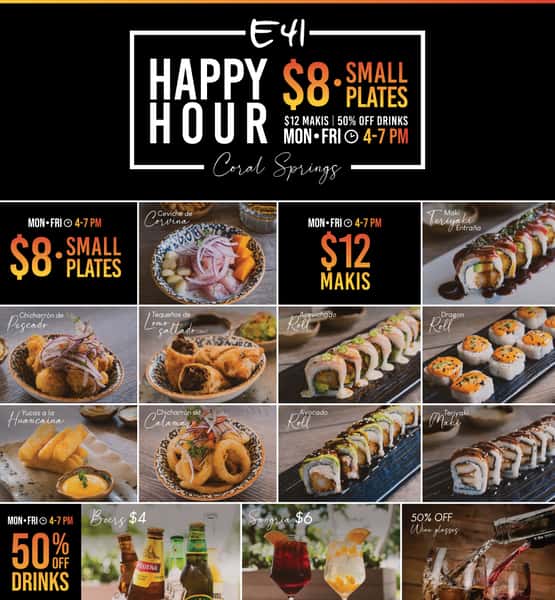 HAPPY HOUR CORAL SPRINGS