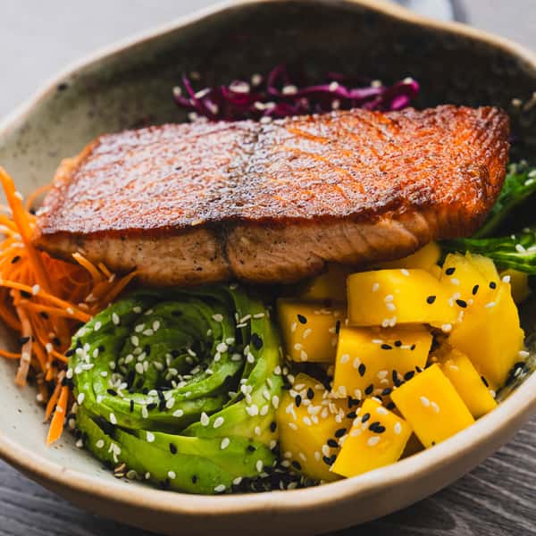 SALMON RICE BOWL