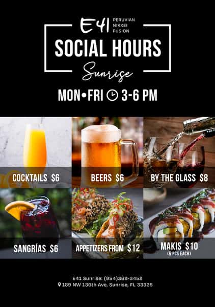 SOCIAL HOURS SUNRISE