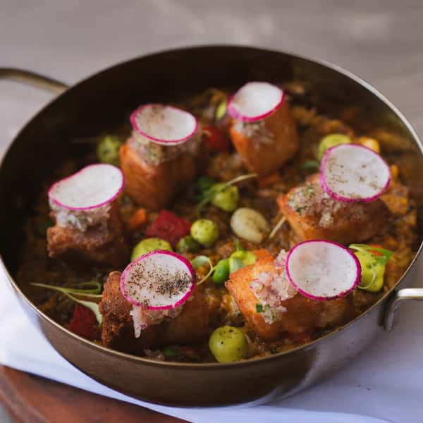 MOM´S SPECIAL - ARROZ MELOSO CON PANCETA CROCANTE