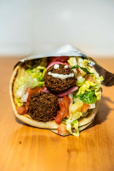 Falafel Gyros - The All Natural Vegan