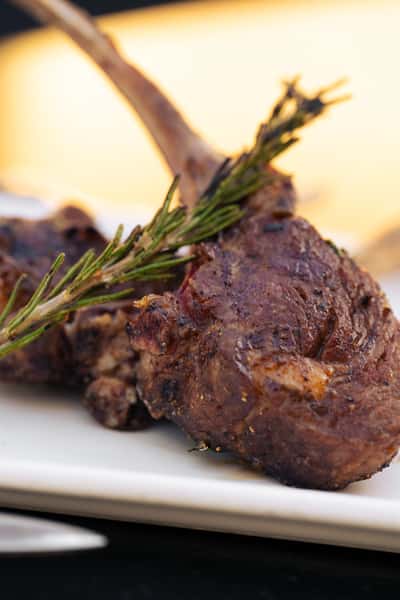 Lamb Chop with Truffle Tremor Fondue