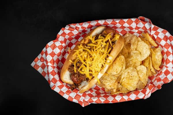 Chili Cheese Dog.
