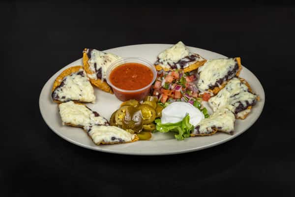 Black Bean & Cheese Nachos
