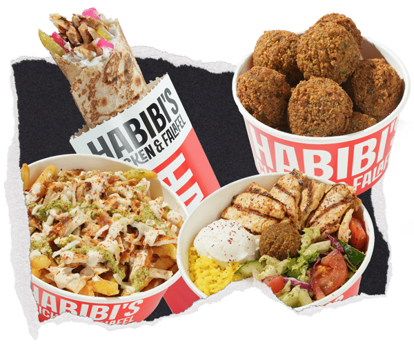 Habibi's bowls and wraps