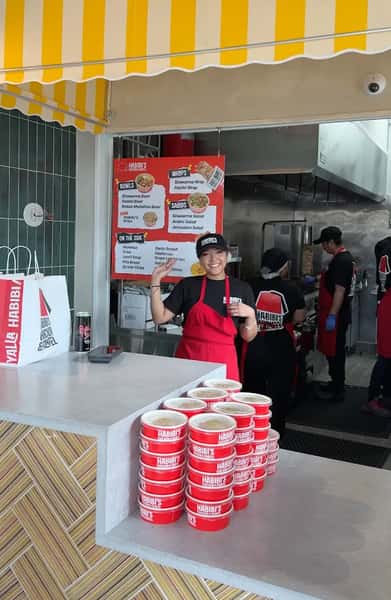Happy staff member