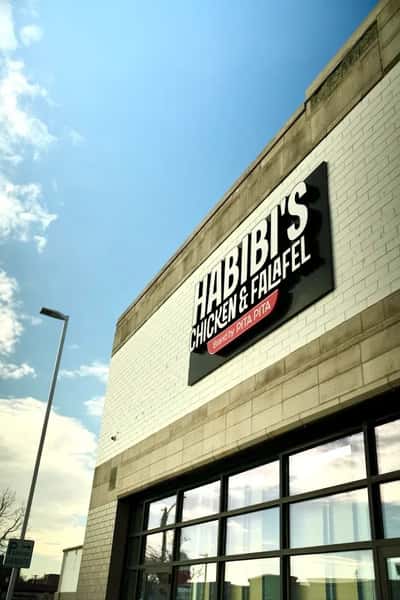 Habibi's Chicken & Falafel exterior building sign