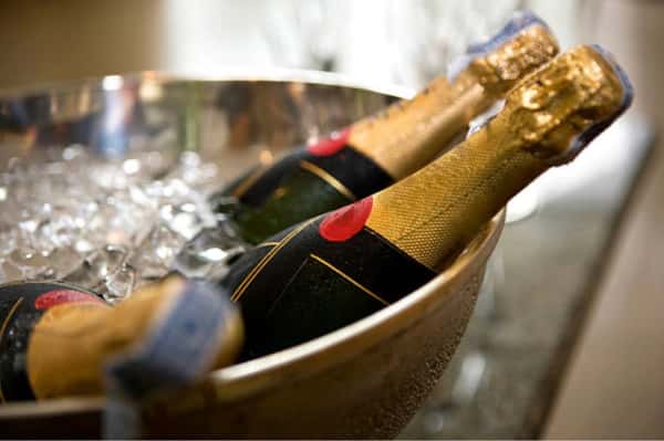 champagne on ice