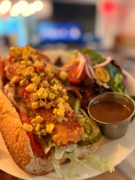 Crispy Cajun Catfish Po Boy