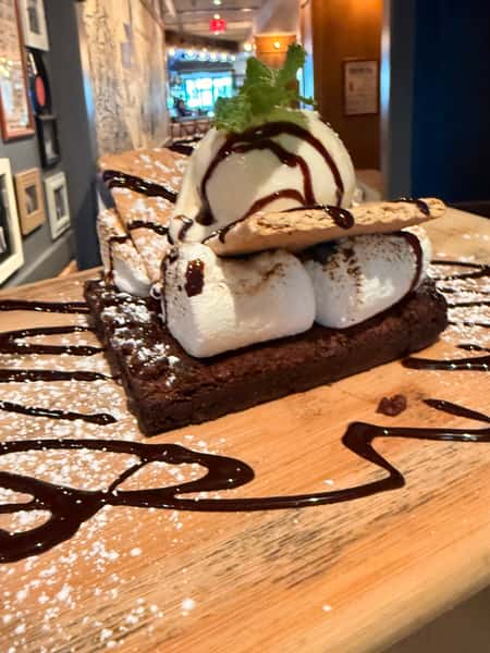 S'more Brownie Sundae