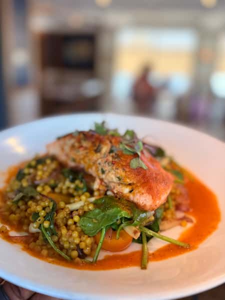 Chesapeake Crab Stuffed Salmon