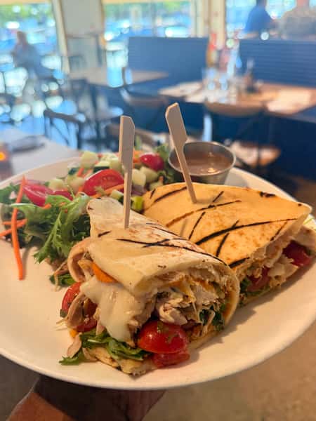 Shredded Chicken & Romesco Melt